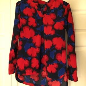 Banana Republic Flower Print Blouse
